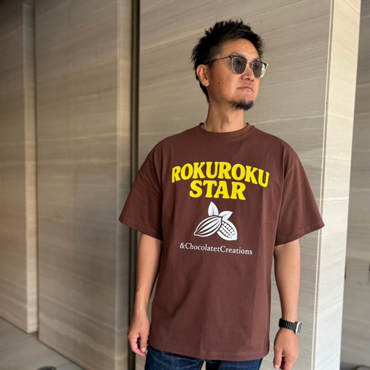 ROKUSTA×Chocolate Creations Back Print T-Shirt