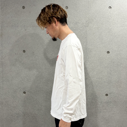 ROKUSTA Heart Embroidery Long Sleeve T-Shirt